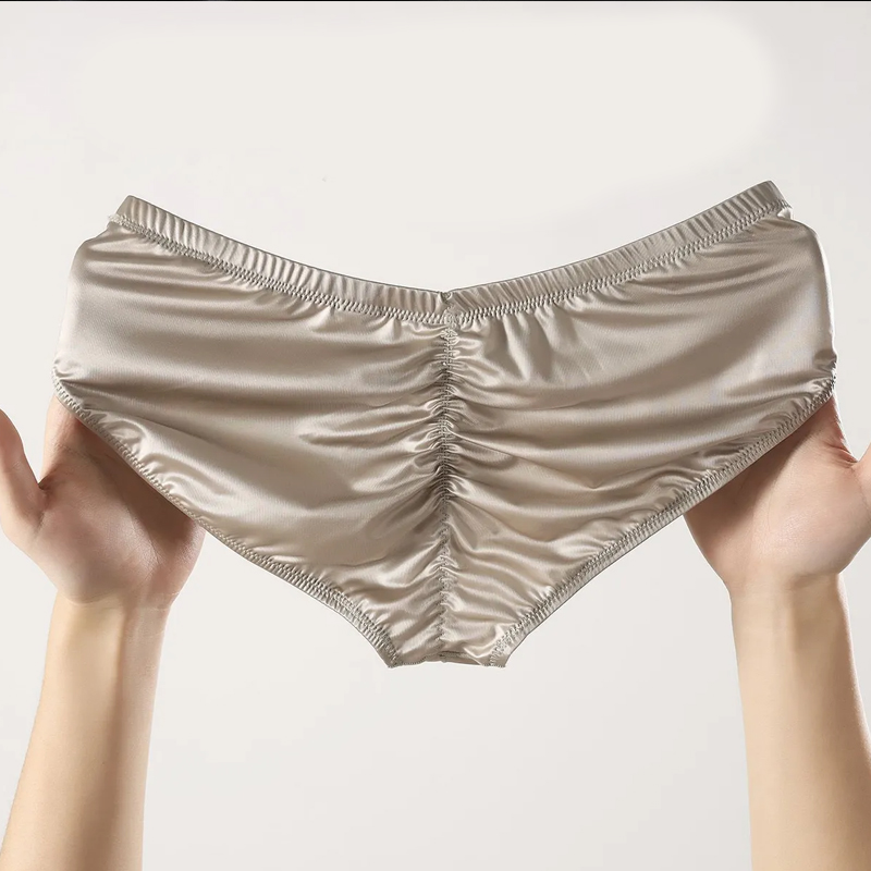 Pouch Boxer Pouch - 4 Stuks Heren Slips Glanzend Satijn