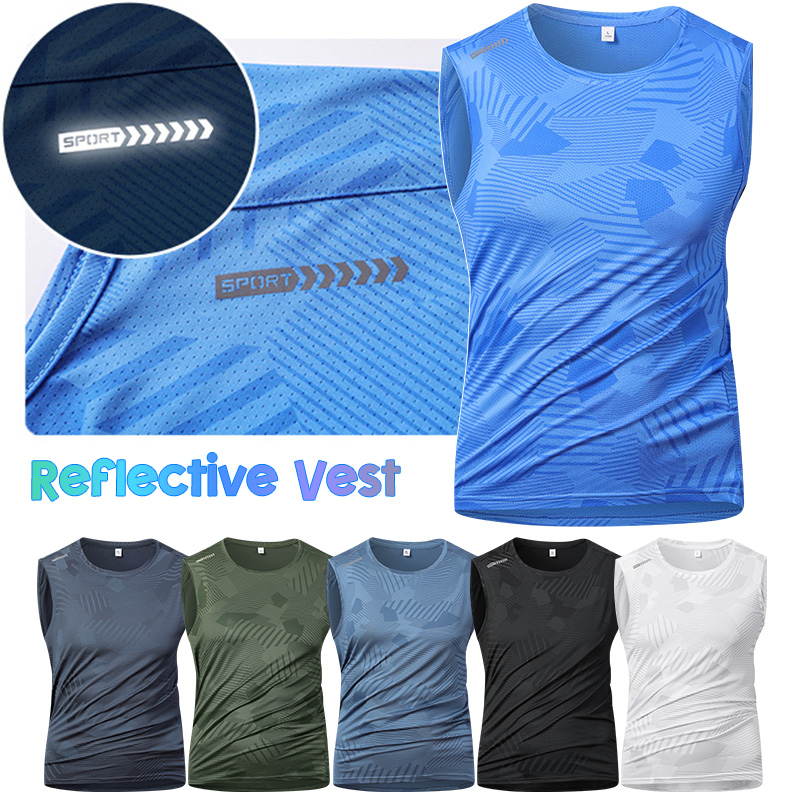 Man Running reflecterend vest  - Sleeveless Undershirt recensie en prijs